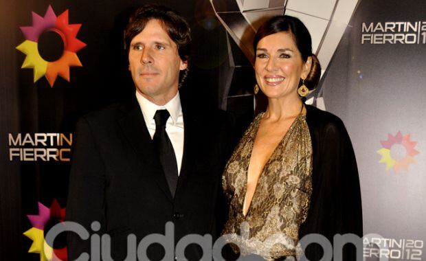 Andrea Frigerio y Lucas Bocchino en los Martín Fierro 2012. (Foto: Jennifer Rubio)