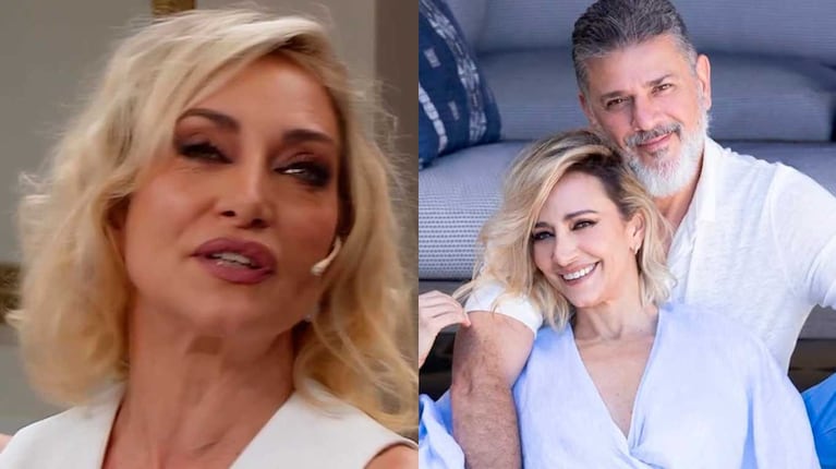 Andrea Ghidone y Pablo Otero (Fotos: captura eltrece y Instagram @andreaghidoneoficial)