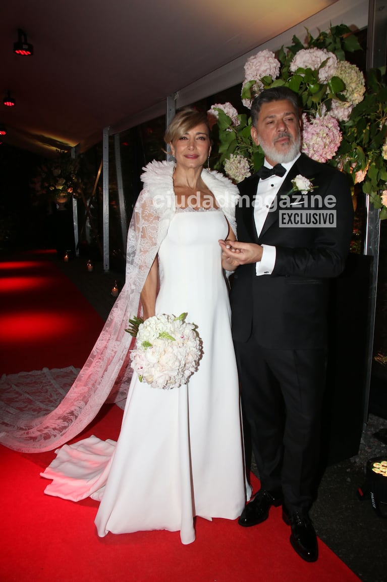 Andrea Ghidone y Pablo Otero se casaron con una mega fiesta. (Foto: Movilpress)
