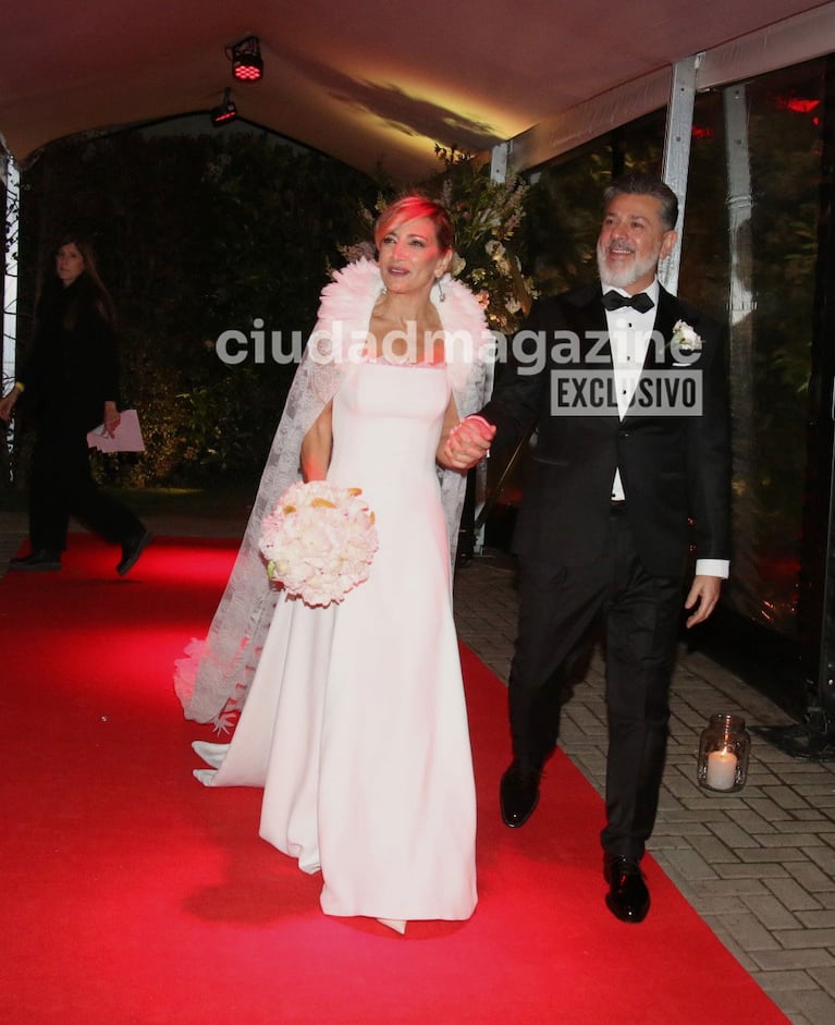 Andrea Ghidone y Pablo Otero se casaron con una mega fiesta. (Foto: Movilpress)