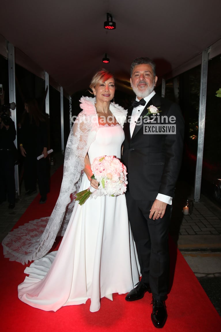 Andrea Ghidone y Pablo Otero se casaron con una mega fiesta. (Foto: Movilpress)