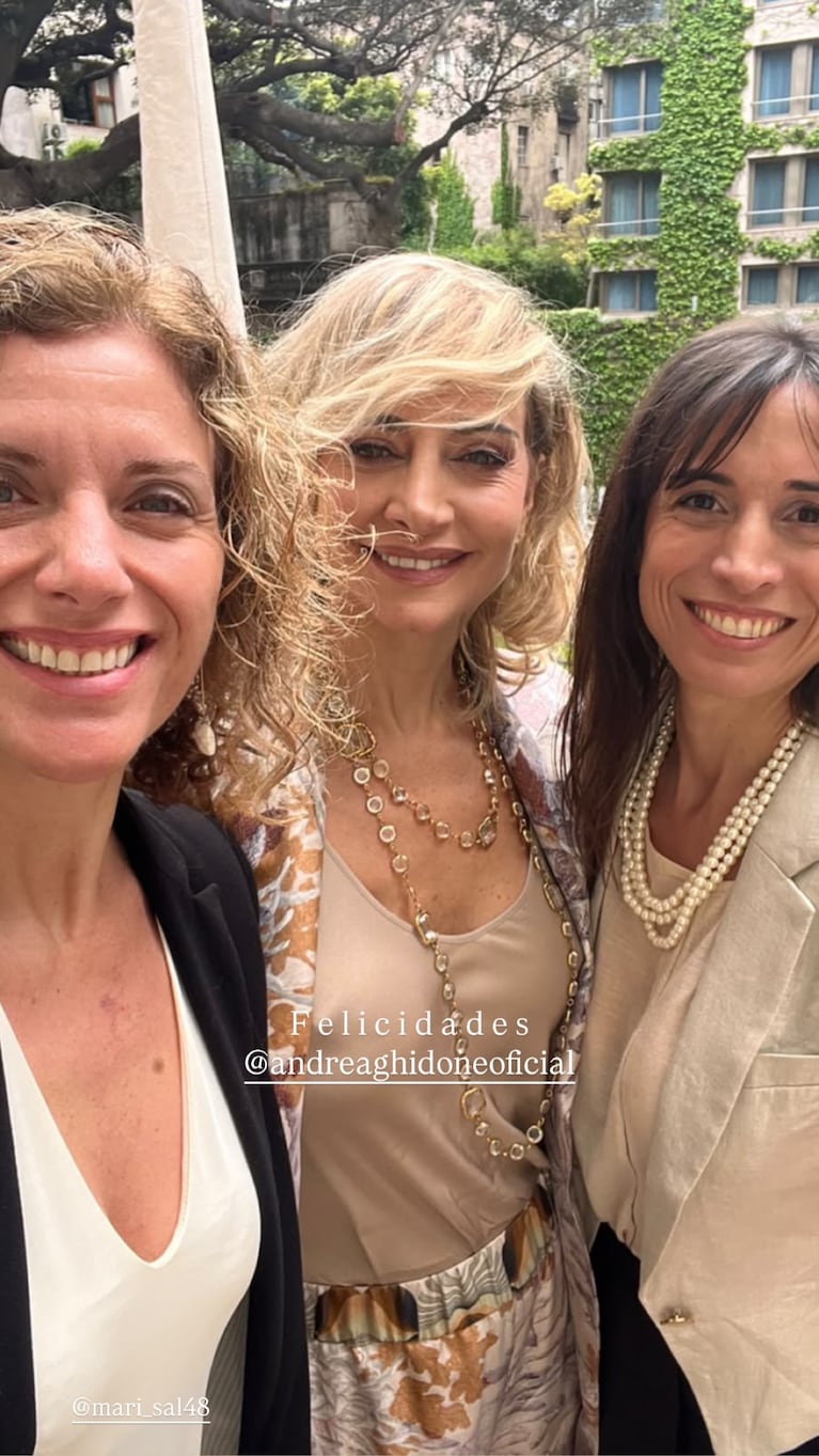 Andrea Ghidone y Pablo Otero se casaron por civil (Video: Instagram @andreaghidoneoficial)