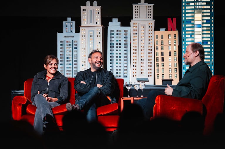 Andrea Pietra, Ariel Staltari y Marcelo Subiotto (Foto: Rafa Cardelli / Netflix)
