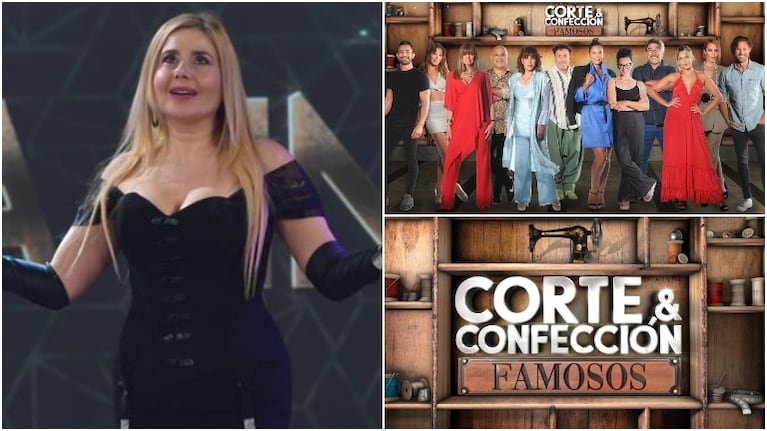 Andrea Politti palpita el debut de Corte y Confección, edición famosos (Fotos: Instagram)