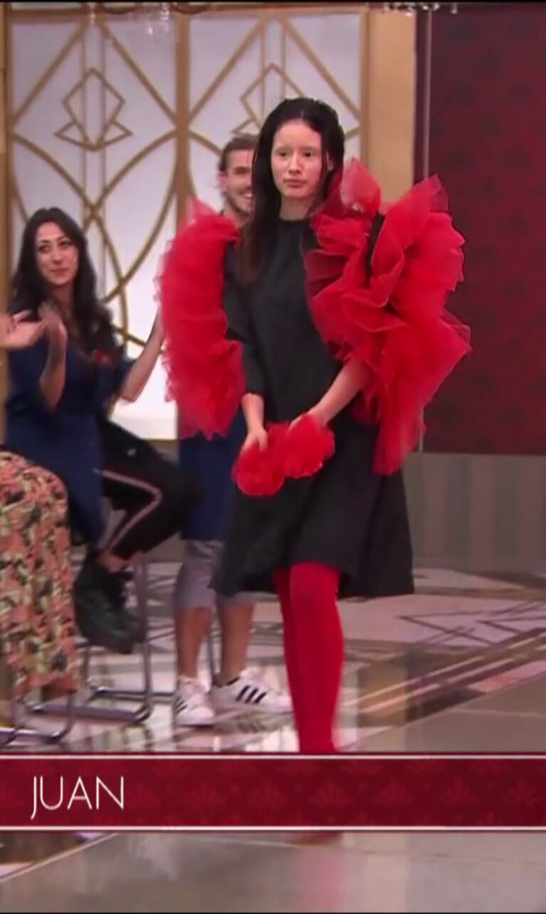 Andrea Politti rompió en llanto en Corte y confección por un vestido inspirado en Romina Yan: "Emocionante homenaje"
