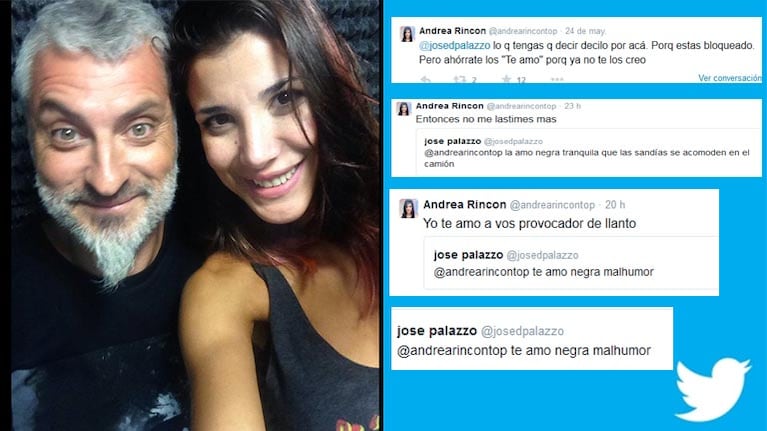 Andrea Rincón blanqueó romance ¡por una pelea en Twitter!