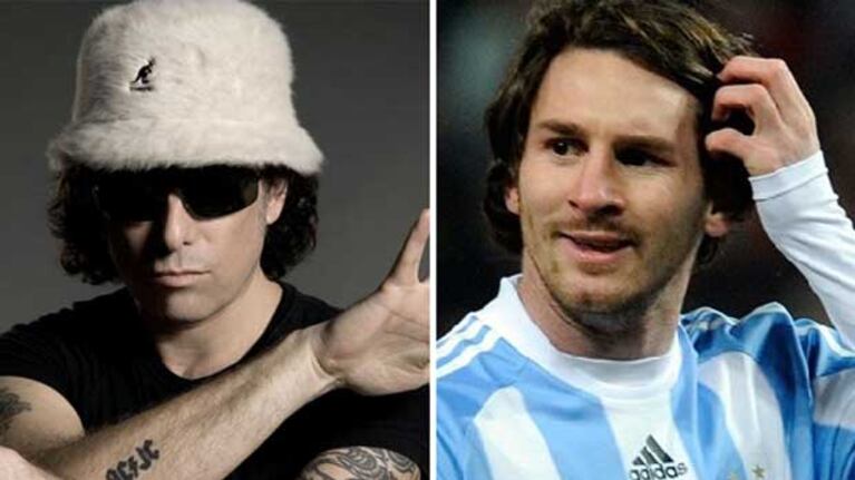 Andrés Calamaro defendió a Lionel Messi. (Foto: Web).