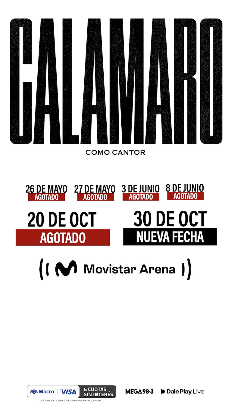 Andrés Calamaro: nueva fecha en Buenos Aires