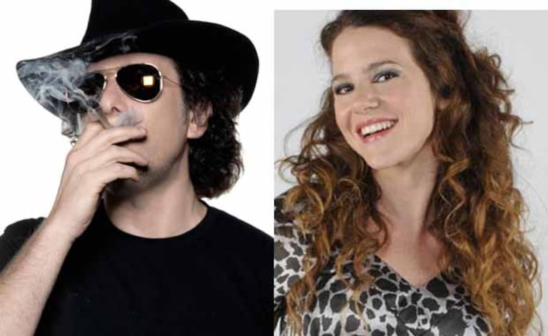 Andrés Calamaro y Jazmín Paz, su nueva compañía. (Foto: Web)