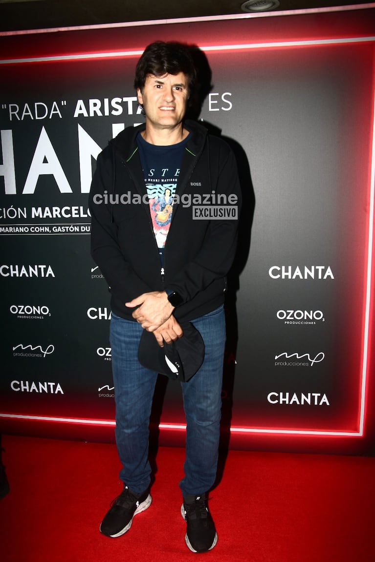 Andrés Ciro Martínez en el estreno de Agustín 'Soy Rada' Aristarán (Foto: Movilpress).