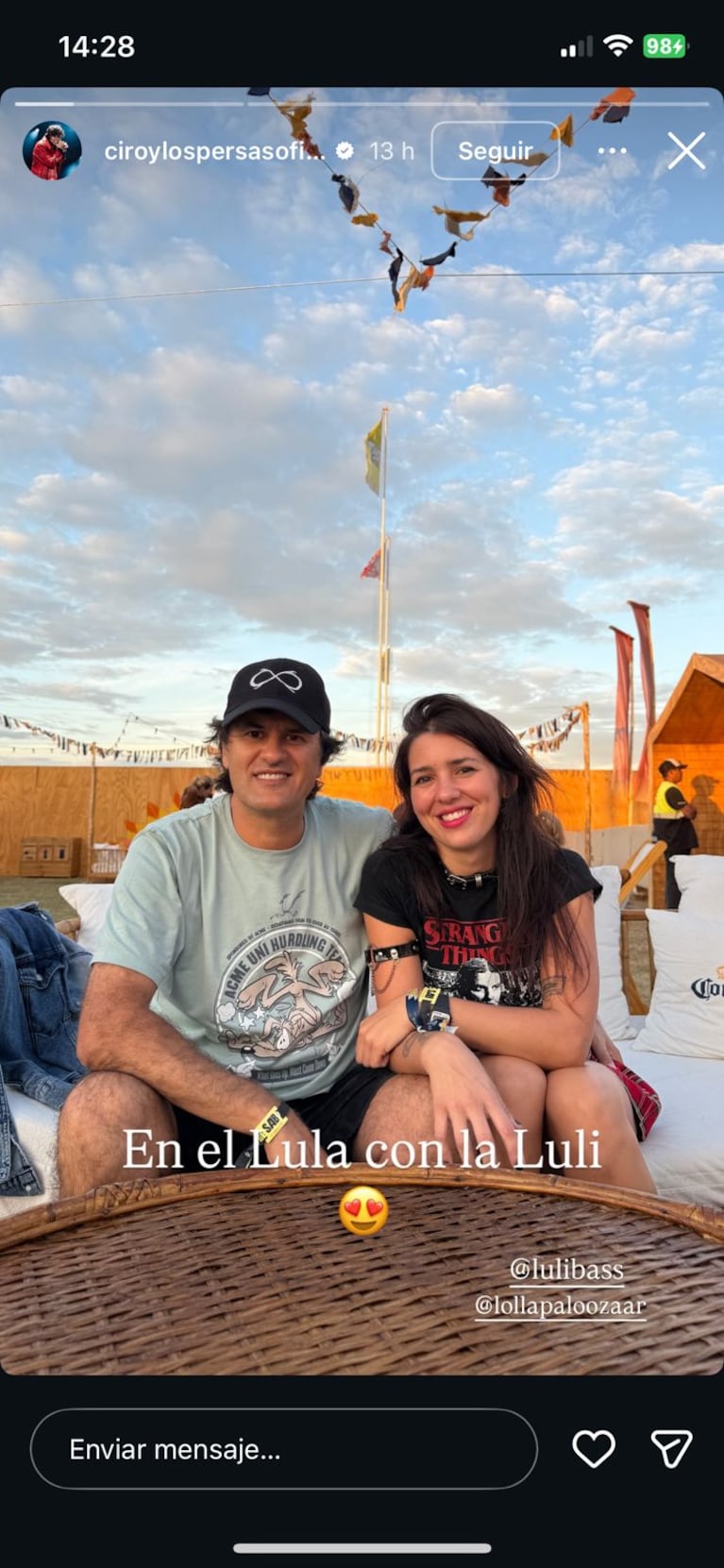 Andrés Ciro y Luli Bass