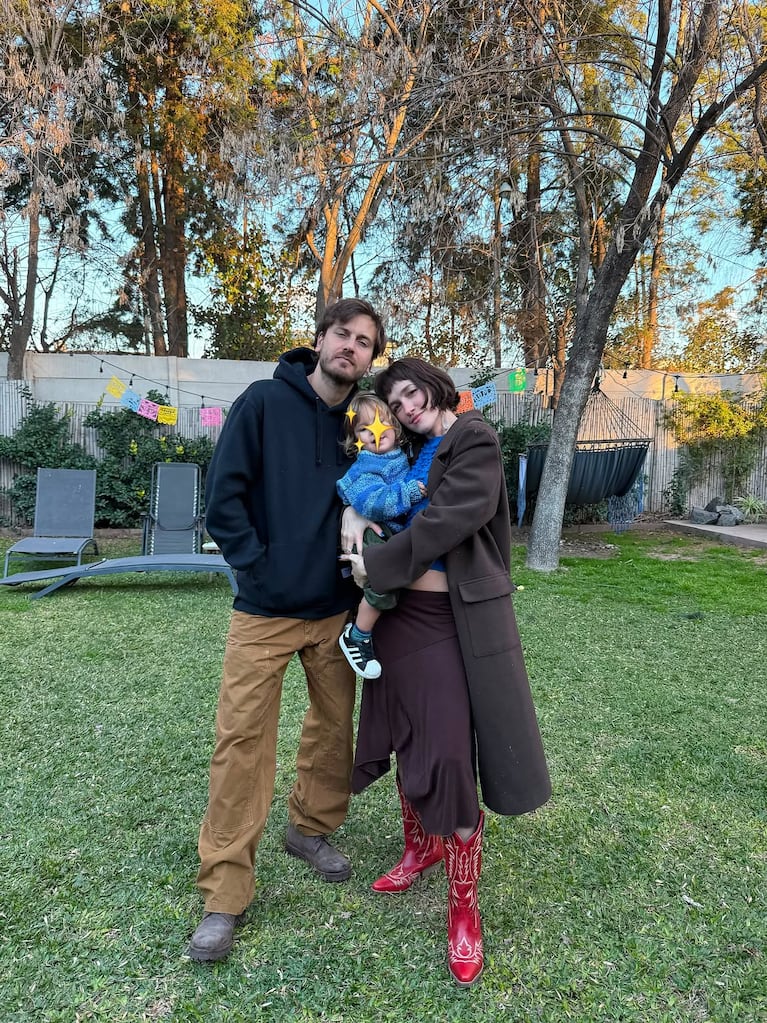 Andrés Gil, Pino y Cande Vetrano. (Foto: @candelivetrano)