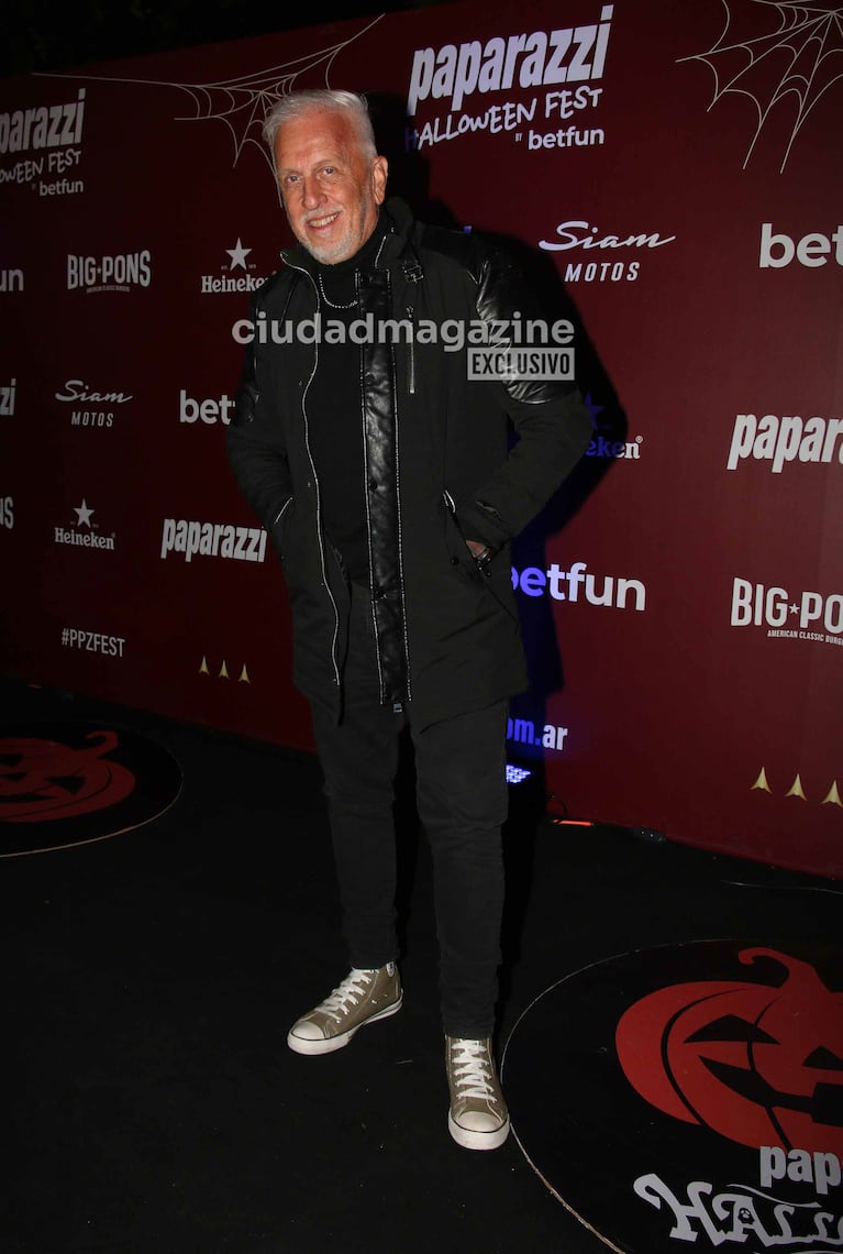 Andrés Nara en la noche de Halloween (Foto: Movilpress).