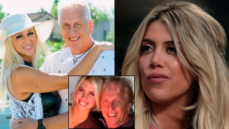 Andrés y Wanda Nara