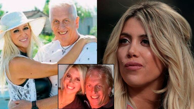 Andrés y Wanda Nara