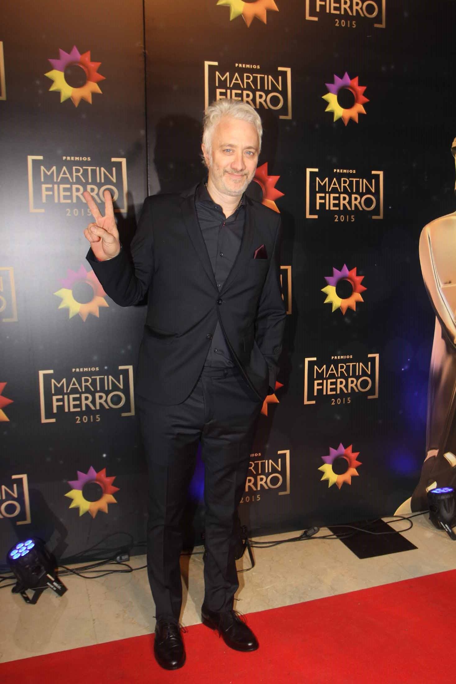 Andy Kusnetzoff en los Martín Fierro 2015 (Foto: Movilpress- Ciudad.com). 