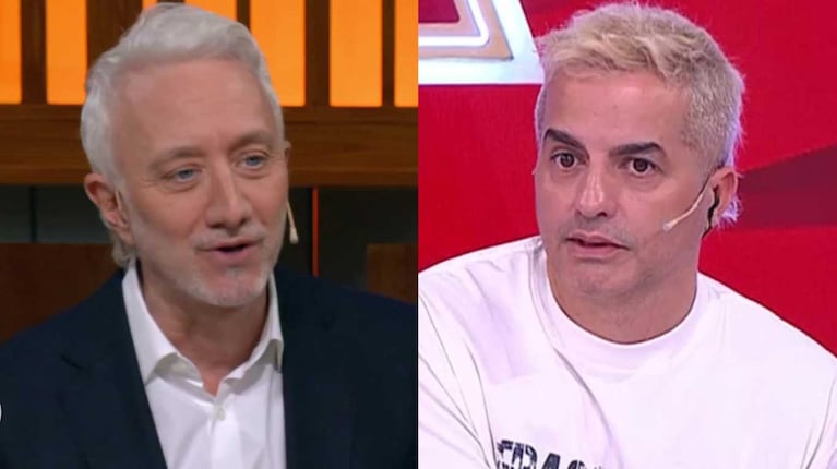 Andy Kusnetzoff y Ángel de Brito (Fotos: capturas América TV y Telefe)