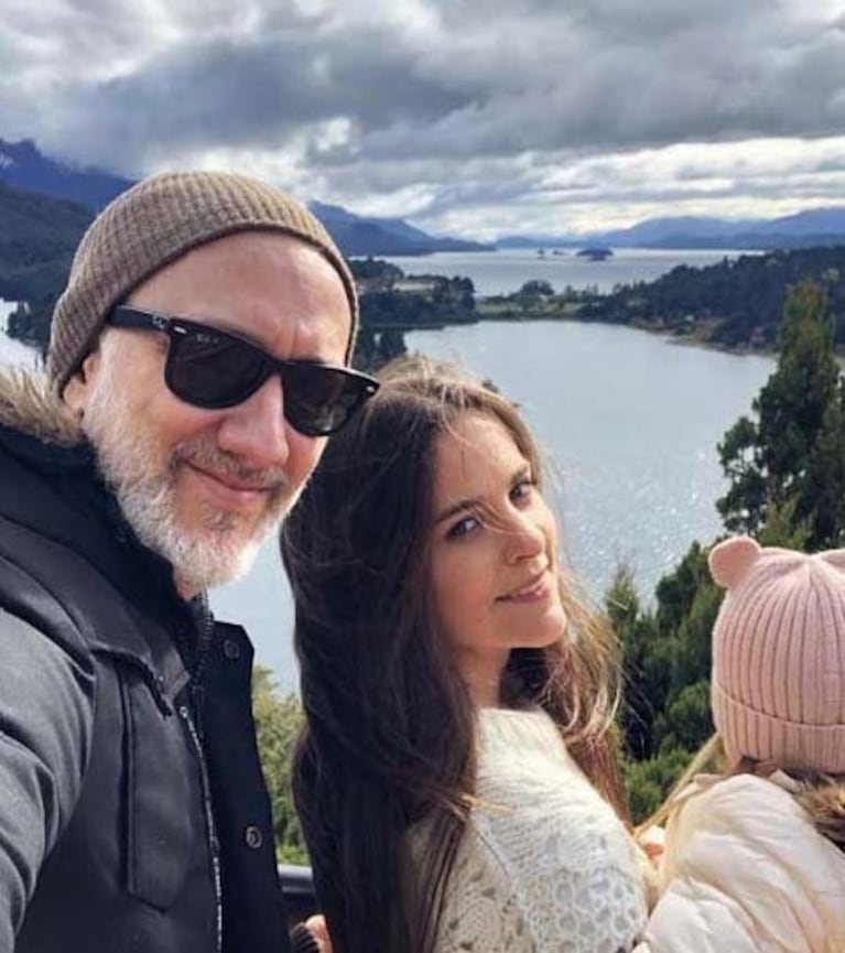 Andy Kusnetzoff y el tierno diario íntimo de sus vacaciones familiares en Bariloche