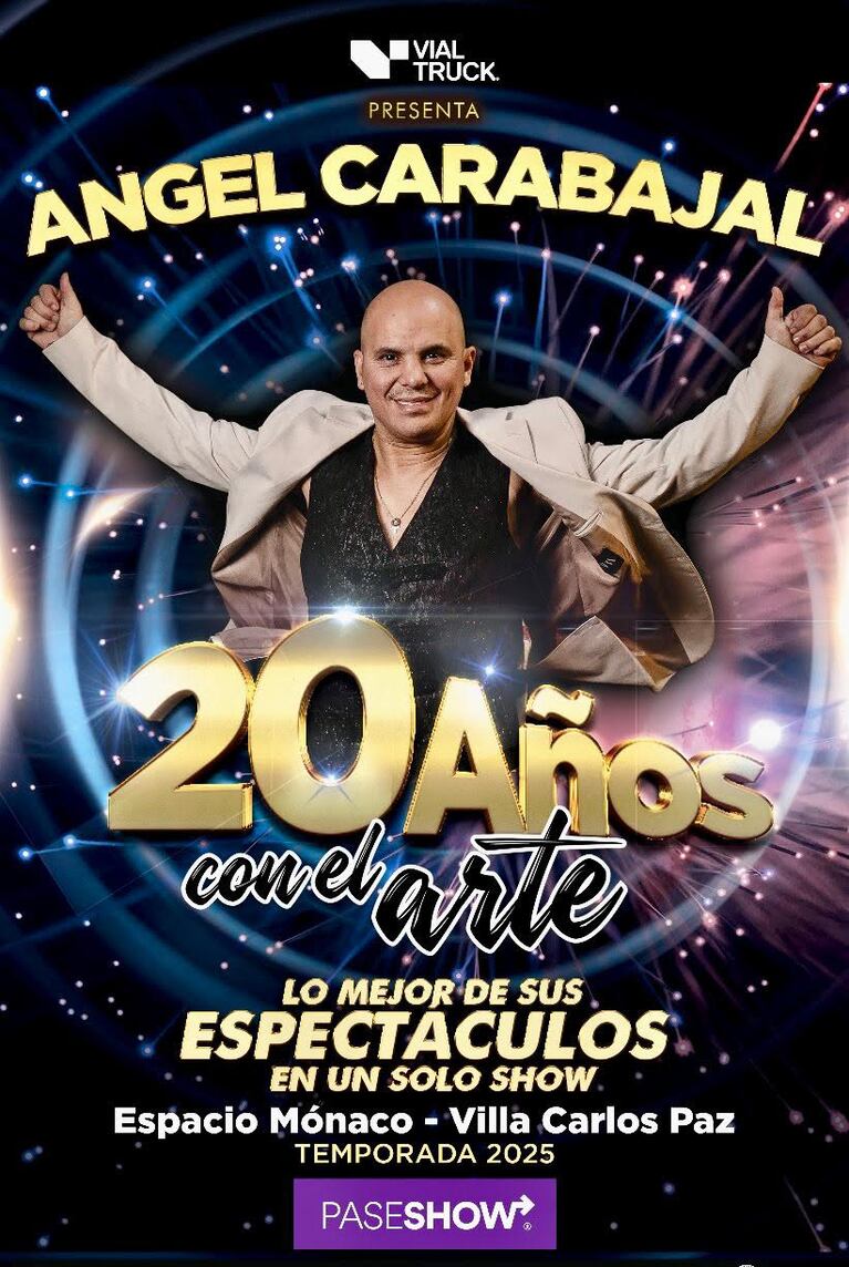 Ángel Carabajal estrena show y presenta nuevo libro