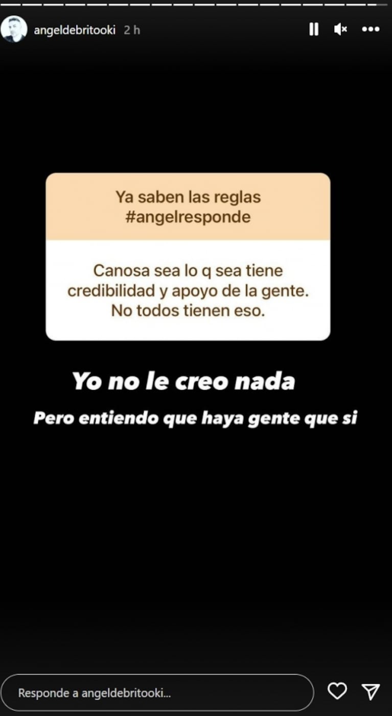 Ángel de Brito apuntó muy fuerte contra Viviana Canosa: "No le creo nada"