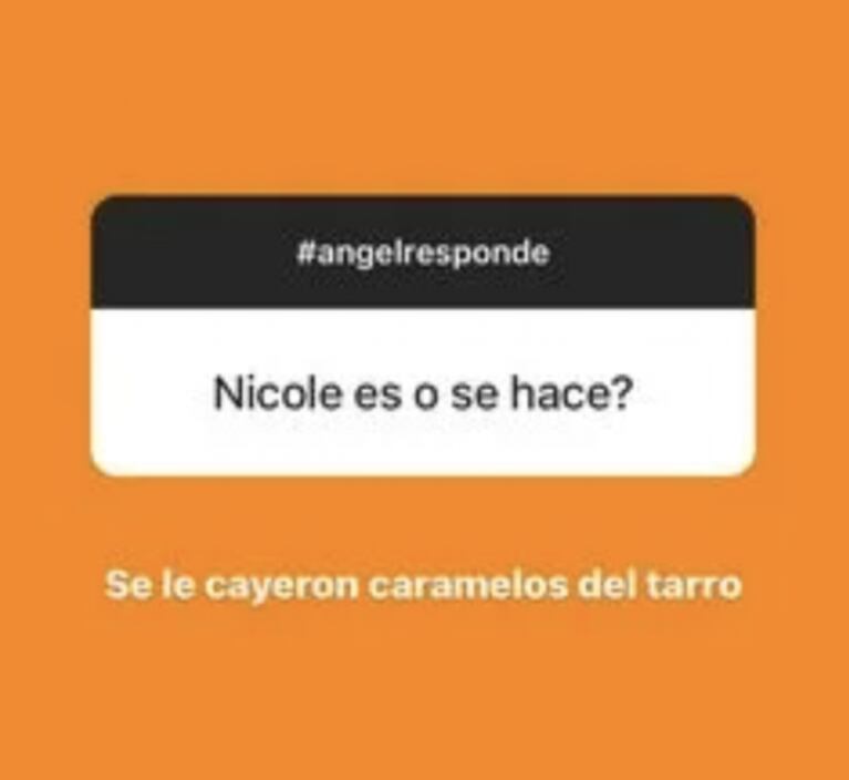 Ángel de Brito 'atendió' a Nicole Neumann tras la polémica en redes: "Se le cayeron los caramelos del tarro"