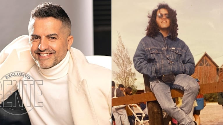 Ángel de Brito compartió una foto de su adolescencia con un look totalmente diferente: ¿Vuelvo a los rulos?