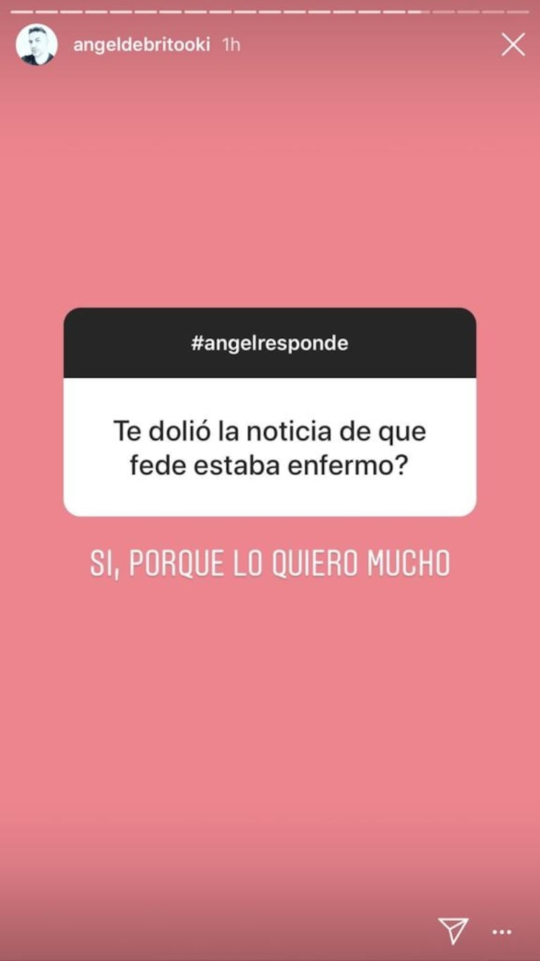 Ángel de Brito contó cómo 'le pegó' enterarse de la enfermedad de Fede Bal: "Me dolió porque lo quiero mucho"