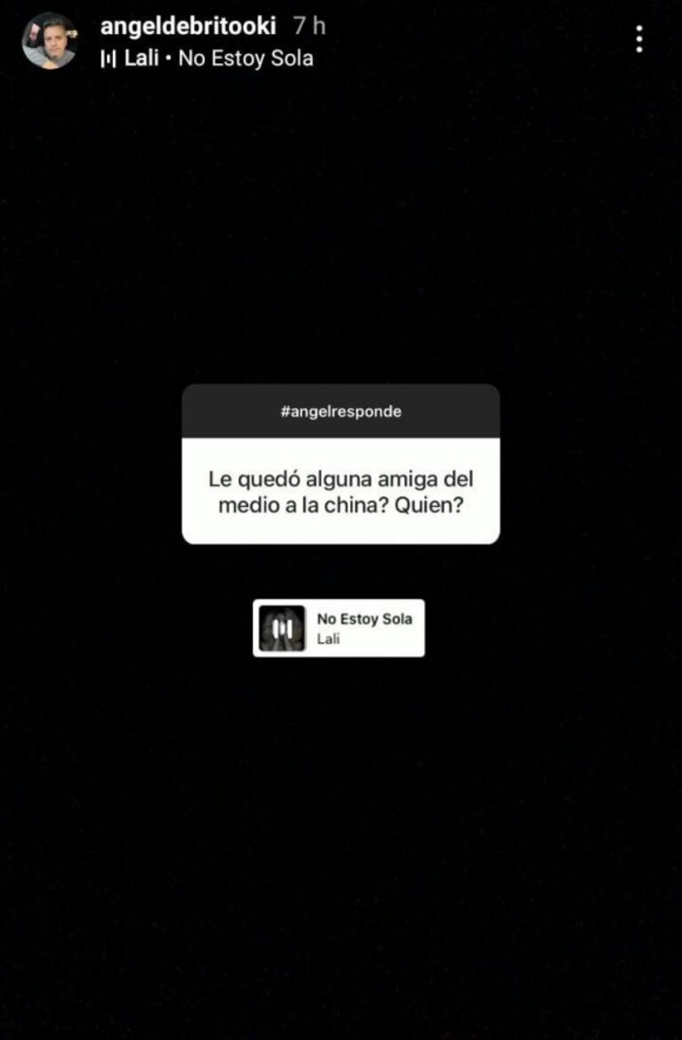 Ángel de Brito contó quién es la única amiga famosa que le quedó a China Suárez tras el escándalo: Lali Espósito