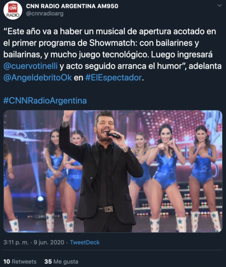 Ángel de Brito detalló cómo será la primera hora del regreso de ShowMatch: una apertura totalmente impensada