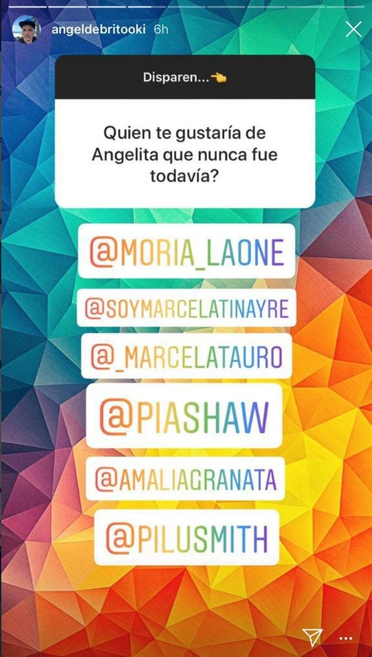 Ángel de Brito develó a qué famosas le gustaría tener como "angelitas" en su picante panel de LAM