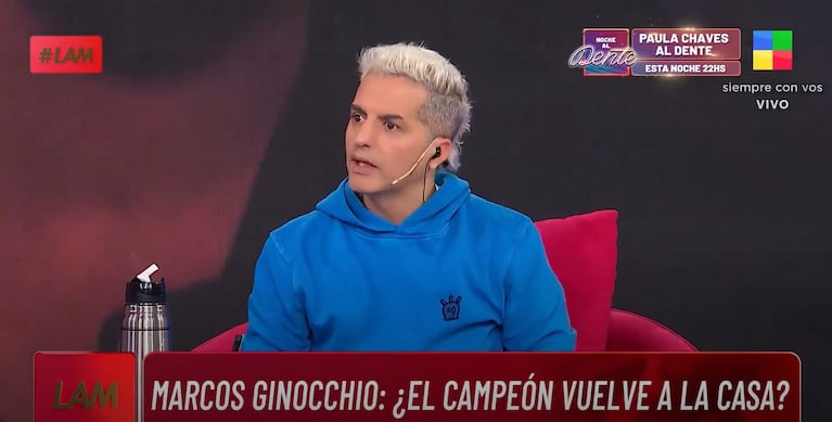 Ángel de Brito dio detalles sobre el ingreso de Marcos Ginocchio a Gran Hermano.