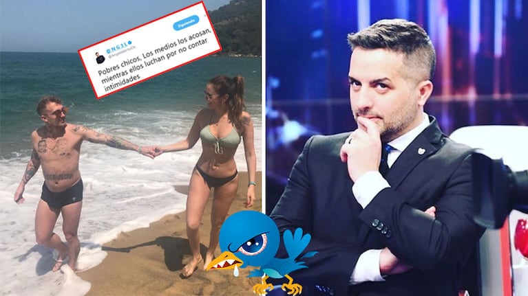 Ángel de Brito, durísimo con Silvina Luna y el Polaco en Twitter. (Foto: Twitter e Instagram)