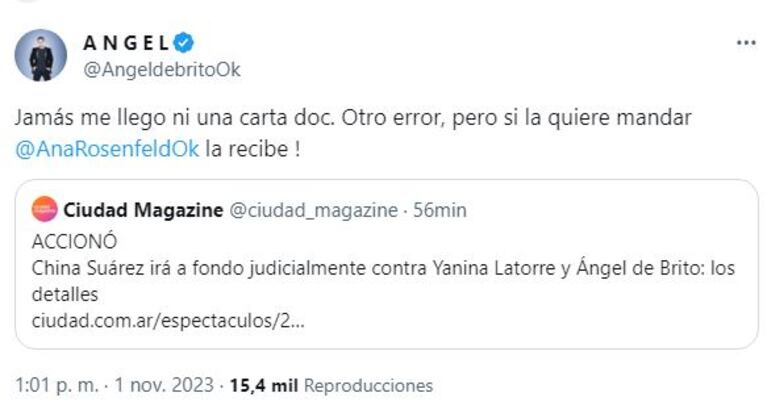 Ángel de Brito en Twitter.