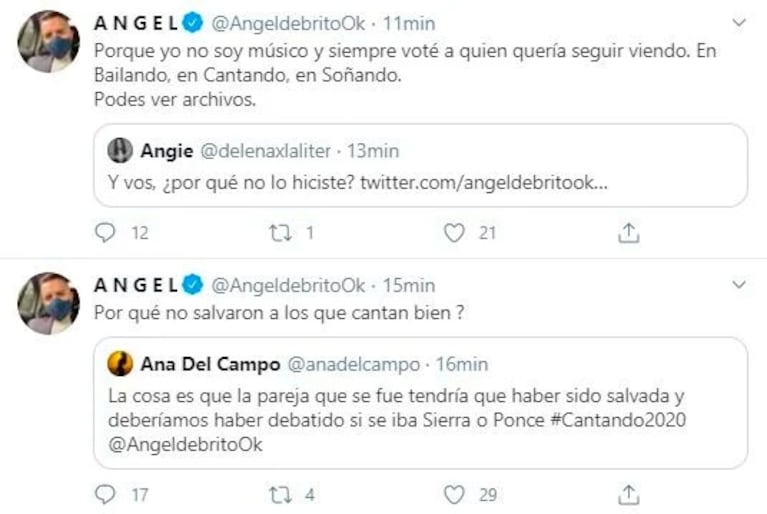 Ángel de Brito explicó su controversial decisión de salvar a Esmeralda Mitre: "Siempre voté a quien quería seguir viendo"