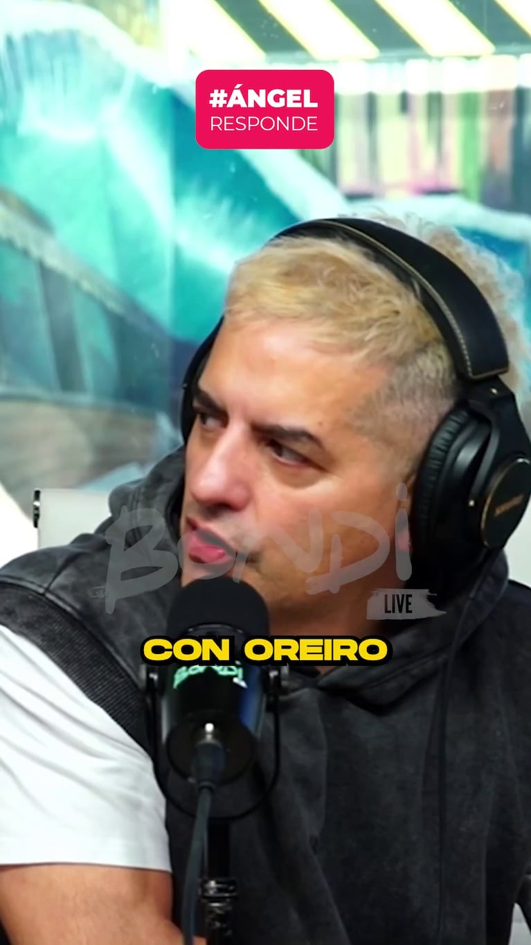 Ángel de Brito habló del romance secreto de Benjamín Vicuña con Natalia Oreiro (Foto: captura de BONDI).