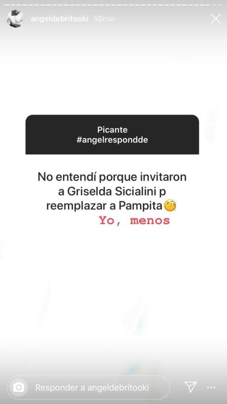 Ángel de Brito le bajó el pulgar a Griselda Siciliani, tras reemplazar a Pampita en el Bailando
