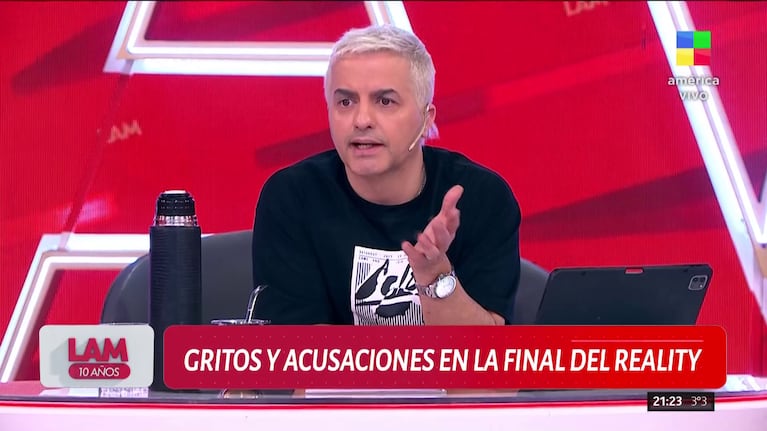 Ángel de Brito le contestó a Mauro Dalessio (Foto: captura de América).