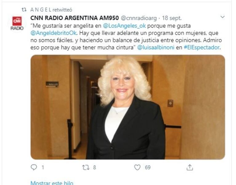 Ángel de Brito le dio el visto bueno a una propuesta de Luisa Albinoni para ser panelista de LAM: "Me gustaría ser angelita"