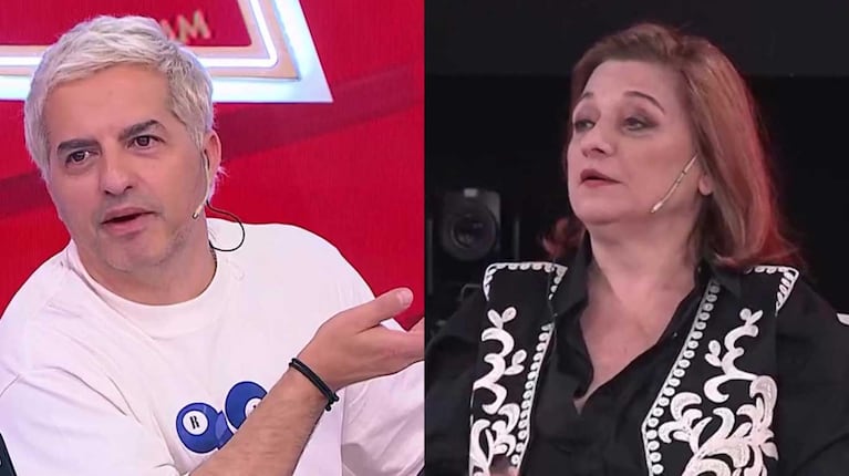 Ángel de Brito Marcela Feudale (Fotos: capturas América TV)