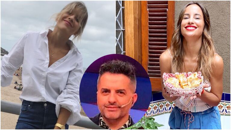 Ángel de Brito mostró el nuevo "enfrentamiento" de Lourdes Sánchez y Laurita Fernández en Instagram (Fotos: Instagram y Web)