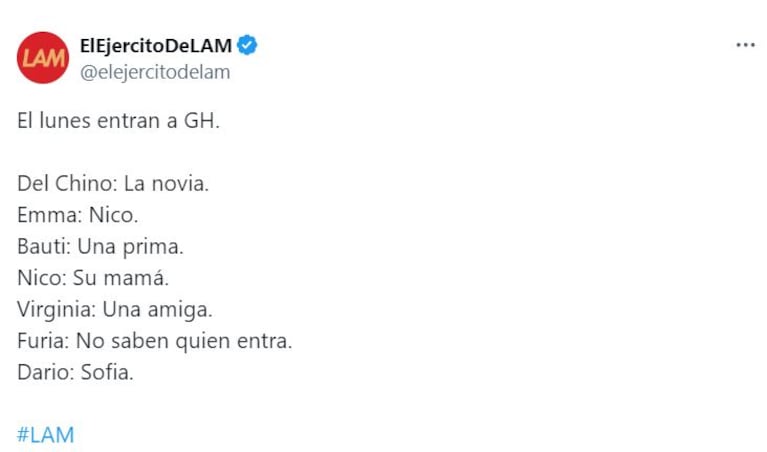 Ángel de Brito mostró la lista de familiares que ingresarán a Gran Hermano 2023: “Ellos entran el lunes”