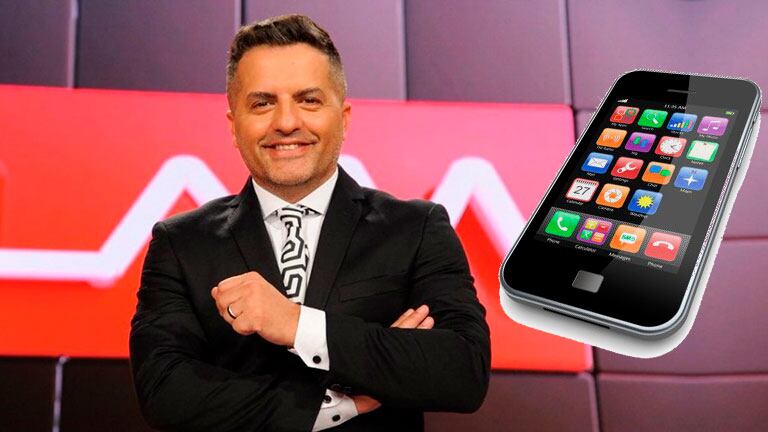 Ángel de Brito mostró sin querer los favoritos y el historial de búsqueda de su celular