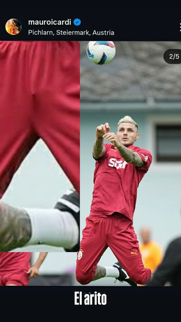 Ángel De Brito publicó una foto sugerente de Mauro Icardi | Créditos: Instagram @angeldebritooki