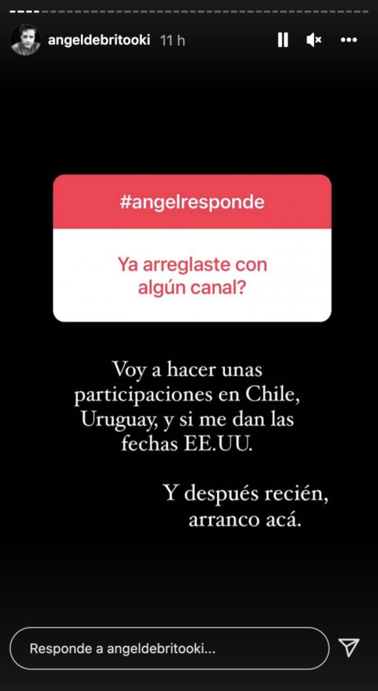 Ángel de Brito reveló cuáles serán sus próximos trabajos tras su salida de LAM: "Dicen pavadas"