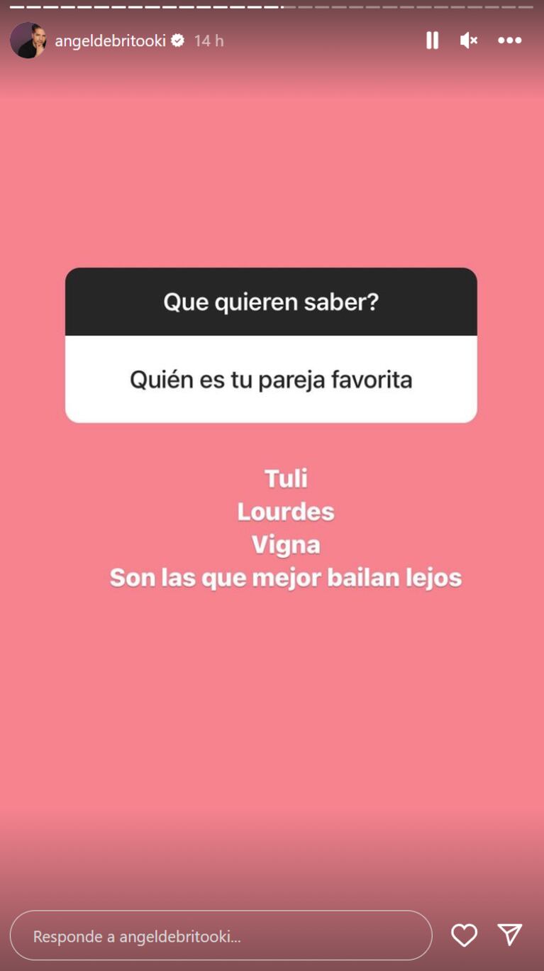 Ángel de Brito reveló cuáles son sus parejas favoritas del Bailando 2023 y sorprendió a todos