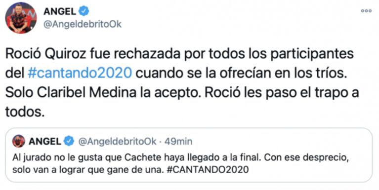 Ángel de Brito reveló el ninguneo que Rocío Quiroz sufrió por parte de los participantes del Cantando: "Les pasó el trapo a todos"