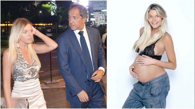 Ángel de Brito reveló el sexo y el nombre del hijo que espera Gisela Berger con Daniel Scioli (Fotos: Web y revista Gente)