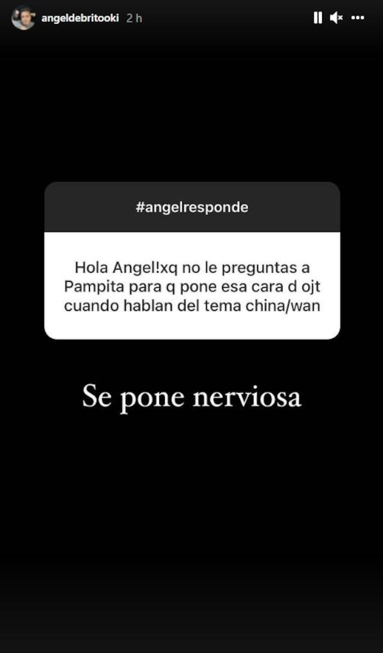 Ángel de Brito reveló por qué Pampita se queda muda cuando hablan del escándalo de Wanda, Icardi y la China en La Academia: "Ella se pone nerviosa"