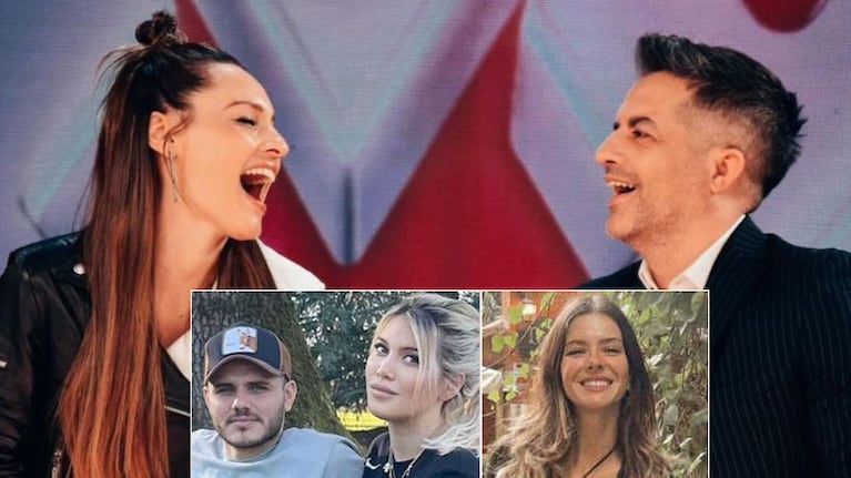 Ángel de Brito reveló por qué Pampita se queda muda cuando hablan del escándalo de Wanda, Icardi y la China en La Academia (Fotos: Instagram y Web)