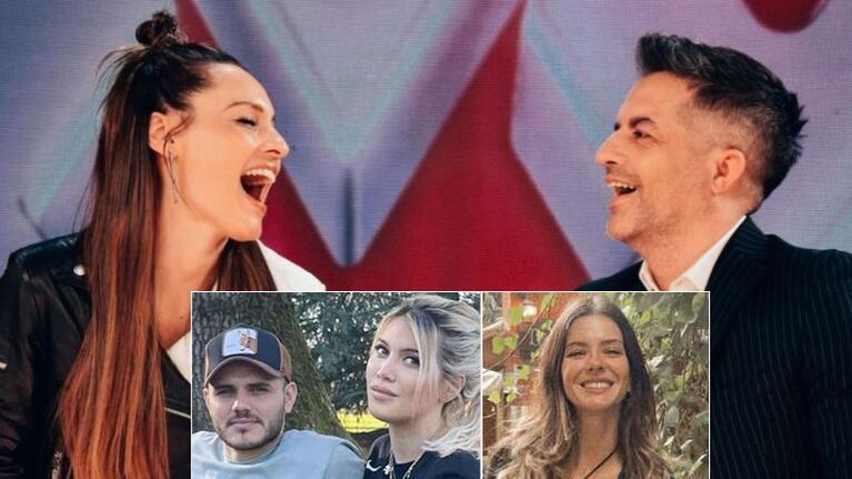 Ángel de Brito reveló por qué Pampita se queda muda cuando hablan del escándalo de Wanda, Icardi y la China en La Academia (Fotos: Instagram y Web)